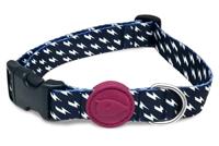 MORSO HALSBAND HOND GERECYCLED POWER FLOW ZWART 30-42X1,5 CM