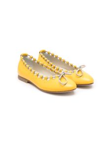 Mi Mi Sol ballerines en cuir - Jaune