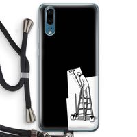 Musketon Painter: Huawei P20 Transparant Hoesje met koord