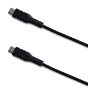 Celly - Power Delivery USB-Kabel Type-C to Type-C, 1 meter, Zwart - Rubber - Celly