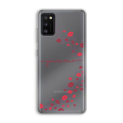 Kusjes: Samsung Galaxy A41 Transparant Hoesje