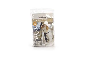 Beeztees 796134 M Zwart Nylon Hond Veiligheidsharnas voor stoelriem