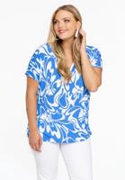 Yoek Shirt V-hals | Licht Blauw | Maat 42/44