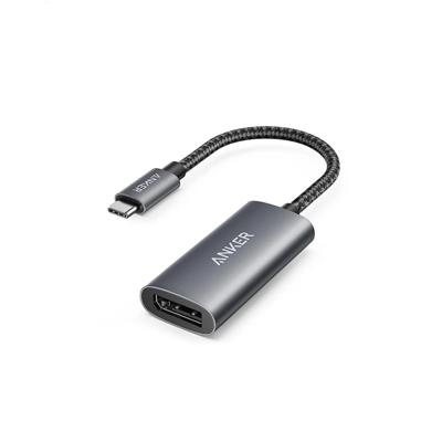 Anker 518 USB-C Adapter (8K DisplayPort) USB Hub Grijs