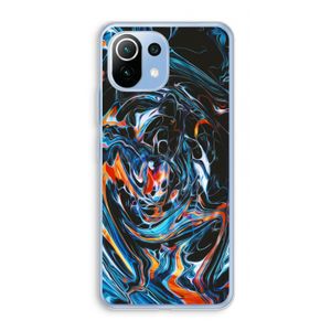 Black Unicorn: Xiaomi Mi 11 Lite Transparant Hoesje