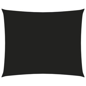 Zonnescherm rechthoekig 2,5x3,5 m oxford stof zwart