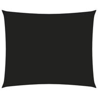 Zonnescherm rechthoekig 2,5x3,5 m oxford stof zwart - thumbnail