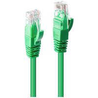 LINDY 48046 RJ45 Netwerkkabel, patchkabel CAT 6 U/UTP 0.50 m Groen 1 stuk(s) - thumbnail