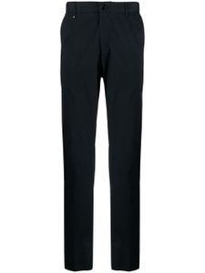 BOSS pantalon droit en coton mélangé - Bleu