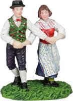 Dancing folkloric people l5xb3,5xh7 cm Luville - Luville Dancing folkloric people l5xb3,5xh7 cm Luville - Luville