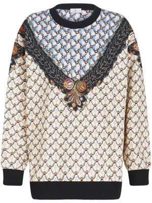 ETRO pull Floralia à fleurs - Jaune