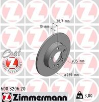 Remschijf Coat Z 600320620