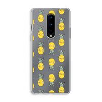 Ananas: OnePlus 8 Transparant Hoesje