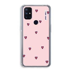 Hartjes: OnePlus Nord N10 5G Transparant Hoesje