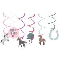 Hangdecoratie Paarden Happy Horses (6st)