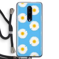 Margrietjes: OnePlus 7 Pro Transparant Hoesje met koord