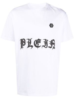 Philipp Plein t-shirt à logo imprimé - Blanc