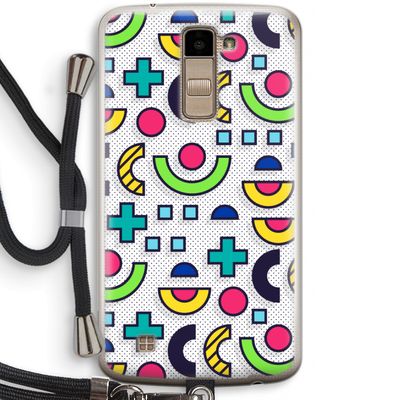 8-bit N°6: LG K10 (2016) Transparant Hoesje met koord