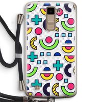 8-bit N°6: LG K10 (2016) Transparant Hoesje met koord
