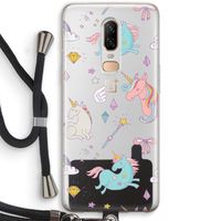 Fantasiewereld: OnePlus 6 Transparant Hoesje met koord
