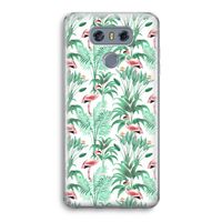 Flamingo bladeren: LG G6 Transparant Hoesje Flamingo bladeren: LG G6 Transparant Hoesje