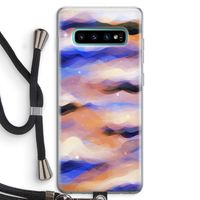 Donkere Wolken: Samsung Galaxy S10 Plus Transparant Hoesje met koord Donkere Wolken: Samsung Galaxy S10 Plus Transparant Hoesje met koord
