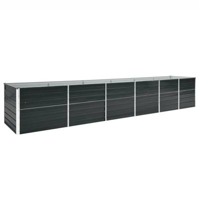 Plantenbak verhoogd 480x80x77 cm gegalvaniseerd staal antraciet