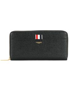 Thom Browne portefeuille zippé - Noir