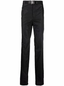 Givenchy pantalon droit à boucle 4G - Noir