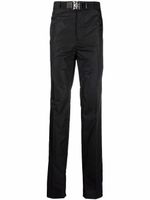 Givenchy pantalon droit à boucle 4G - Noir