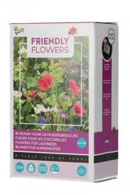 Grow gifts zaden strooidoosje friendly flower lieveheersbeestjes 100 gram - Buzzy