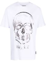 Philipp Plein t-shirt à imprimé tête de mort - Blanc - thumbnail