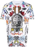 Philipp Plein t-shirt à imprimé graphique - Blanc - thumbnail