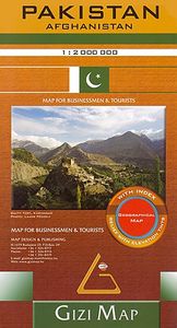 Wegenkaart - landkaart Pakistan & Afghanistan | Gizi Map