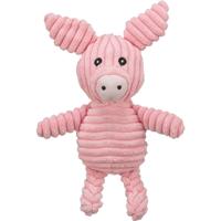 TRIXIE BIGGETJE RIBSTOF PLUCHE ROZE