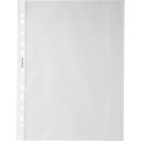 Pergamy geperforeerde showtas, ft A4, 11-gaatsperforatie, gekorrelde PP van 60 micron, pak van 100 stuks