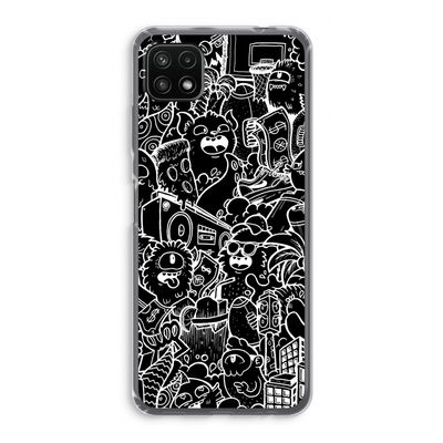 Vexx Black City : Samsung Galaxy A22 5G Transparant Hoesje