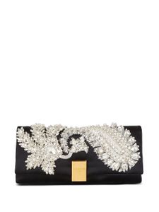 Balmain pochette 1945 Soft à broderies - Noir