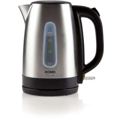 RVS waterkoker - DOMO - DO496WK - 2200 W - 1,7 L - 360° voet - Grijs