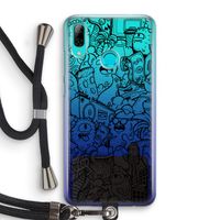Vexx Black City : Huawei P Smart (2019) Transparant Hoesje met koord