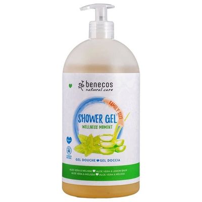 Natural shower gel family size wellness moment