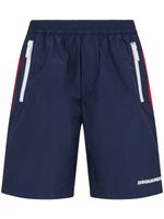 DSQUARED2 short à design colour block - Bleu - thumbnail