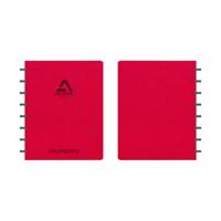 Schrift adoc business a5 lijn 144pag 90gr rood | 10 stuks
