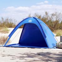Strandtent waterdicht azuurblauw - thumbnail