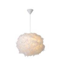 Lucide GOOSY SOFT Hanglamp 1xE27 - Wit - thumbnail