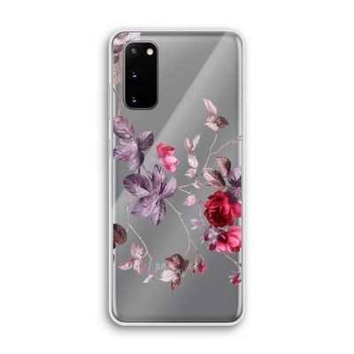 Mooie bloemen: Samsung Galaxy S20 Transparant Hoesje