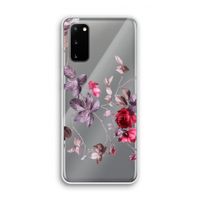 Mooie bloemen: Samsung Galaxy S20 Transparant Hoesje