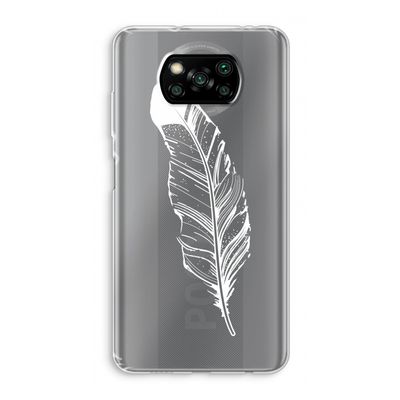 Pluim: Xiaomi Poco X3 NFC Transparant Hoesje