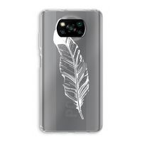 Pluim: Xiaomi Poco X3 NFC Transparant Hoesje