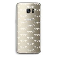 Wimpers: Samsung Galaxy S7 Edge Transparant Hoesje